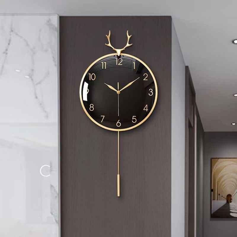 Elk Clock 75X35 CM 2 Environmentally friendly material, no need for punching Elk Clock 75X35 CM 2 Environmentally friendly material, no need for punching
